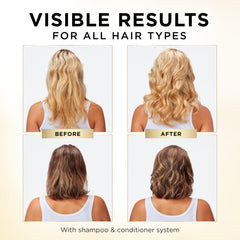 Two-pack Pantene Classic Clean packaging beside Miracle Rescue Shot.