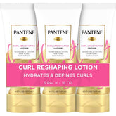 Pantene Pro-V Curl Cream bottle pouring for easy application