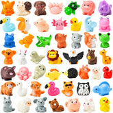 PAPPYN-A 50 mini resin animal figurines pack for crafts and imaginative play.