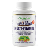 Paradise Herbs Earth’s Blend bottle front with daily wellness capsules.