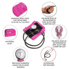 Paramed carrying case keeps the BP kit organized during travel
