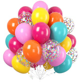 Paready Rainbow Balloons yellow set for bright birthday decor