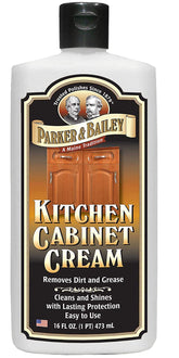 Parker & Bailey Kitchen Cabinet Creme bottle for easy cabinet cleaning