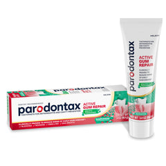 Parodontax Active Gum Repair toothpaste tube for daily brushing and fresh breath