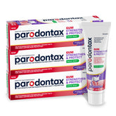 Parodontax Gum Strengthen and Protect Fresh Mint tube ready for use and daily brushing