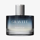Particle Gravité bottle front showcases bold scent for daily wear.