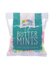 Party Sweets assorted pastel buttermints in a 14oz bag, perfect for celebrations.