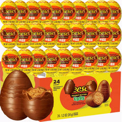 Partypom Reese Peanut Butter Creme Eggs pack shot, ideal for Easter baskets and sharing.