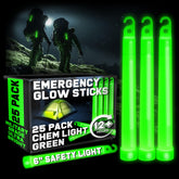 PartySticks green glow stick bulk pack for parties with vibrant illumination.