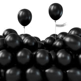 PartyWoo black matte balloons pack for decorations and arches.