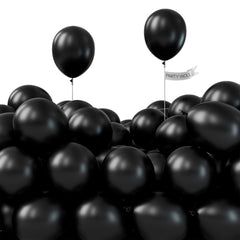 PartyWoo black matte balloons pack for decorations and arches.