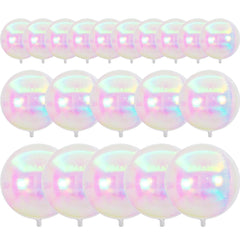 PartyWoo iridescent 10in foil balloon adding sparkling color to party decor