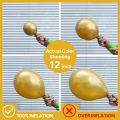 PartyWoo metallic gold balloons wedding decor: elegant sparkle for ceremonies and receptions