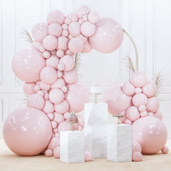 PartyWoo pale pink 36-inch balloons for dramatic arches and centerpieces.