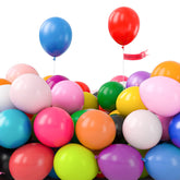PartyWoo rainbow balloons 5-inch pack for vibrant arches and garlands.