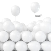 PartyWoo white 5-inch balloons in a 100-pack for wedding arches.
