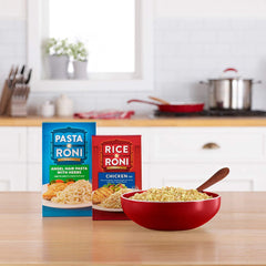 Pasta Roni Shells and White Cheddar with tuna option for a hearty meal