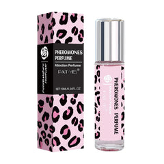 PAT-YES pheromones perfume bottle close-up with floral-fruity scent.