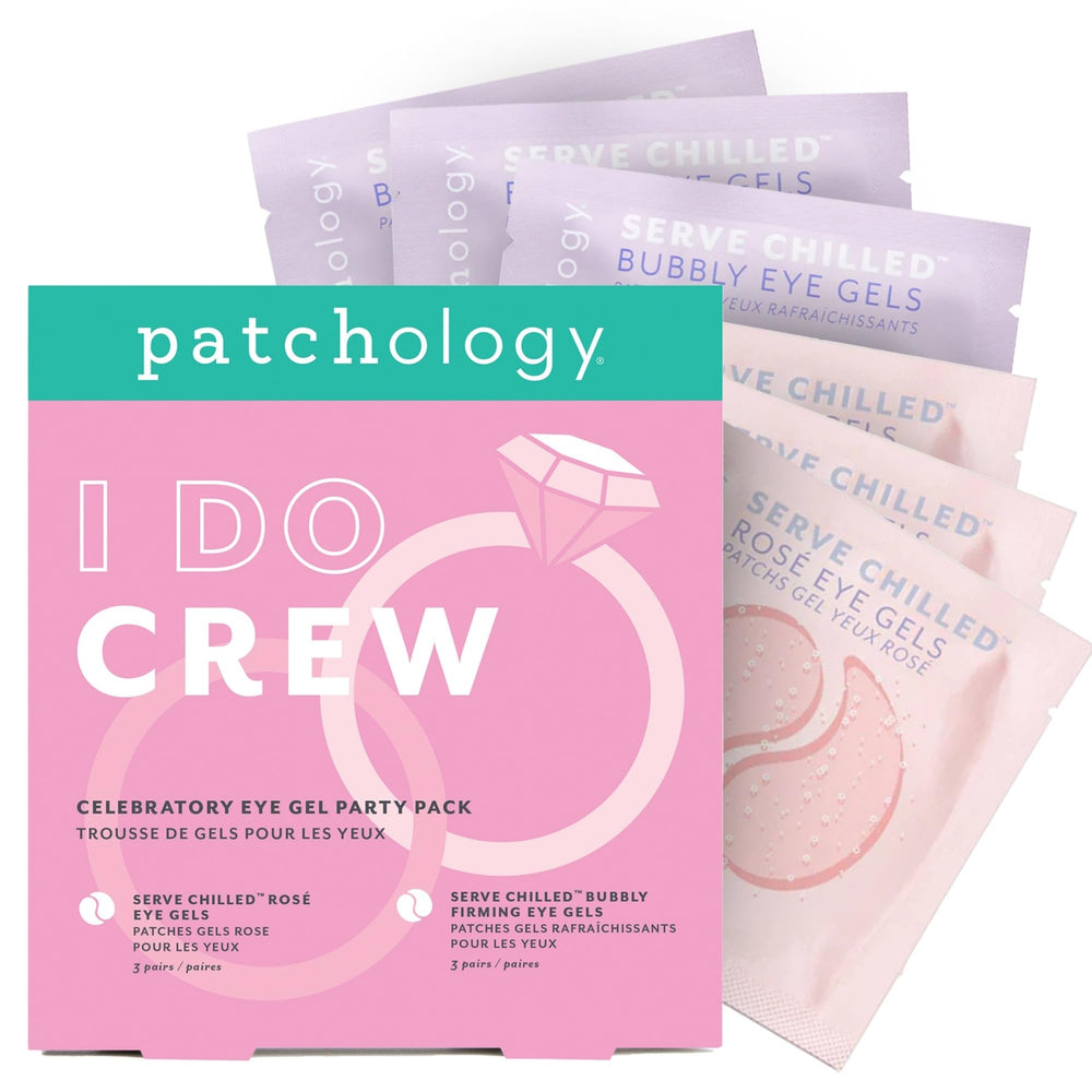 Patchology Rose Bubbly Eye Patches with a cooling effect for bridesmaids
