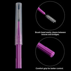 Orthodontic-friendly Patelai brushes reach around braces and dental work.