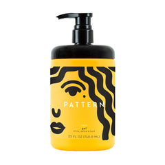 PATTERN Curl Gel bottle pour shows creamy formula for defined curls.