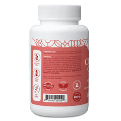 Pattern Wellness Cholesterol Complex capsules close-up, vegan formula for daily vitality.