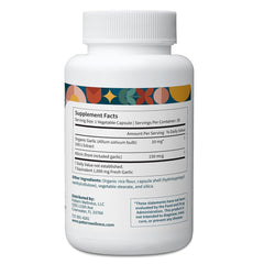 Pattern Wellness garlic capsules 1000mg delivering potency without aftertaste.