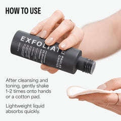 Close-up of Paula's Choice 2% BHA liquid texture indicating lightweight exfoliant.
