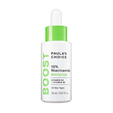 Paula's Choice Boost serum bottle with 10% niacinamide for pore refinement and even tone.