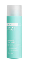 Paula's Choice Calm Nourishing Milky Toner bottle for gentle hydration after cleansing