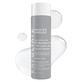 Paula's Choice mandelic-lactic exfoliant bottle with pump for gentle daily exfoliation