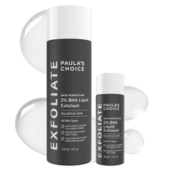 Paula's Choice Skin Perfecting 2% BHA bottle full-size shown for pore care and texture refinement.