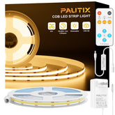 PAUTIX COB strip 16.4ft 2700K warm white lighting for cabinets