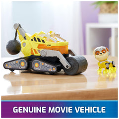 Paw Patrol Mighty Movie truck front view with authentic movie-inspired design.