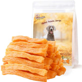 Pawmate Sweet Potato Treats packaging with 27-31 count for easy selection and training
