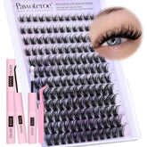 Pawotence lash clusters 10-18mm pack for customizable fullness