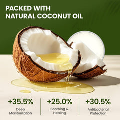 PawSono coconut oil ingredient highlight demonstrates deep hydration for pads.