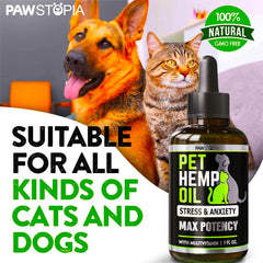 Pawstopia coat and skin health bottle supports shine