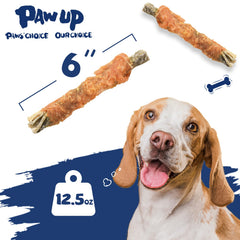 PAWUP dog treat cod skins rawhide-free for safe chewing.