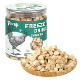 PAWUP poulet lyophilisé – morceaux savoureux pour chiens et chats.