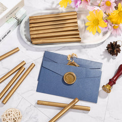 Paxcoo antique gold wax seal stick ideal for wedding invitations
