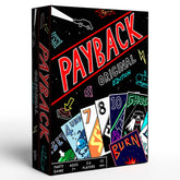 PAYBACK Original Edition with magnetic box keeps game night organized and portable.