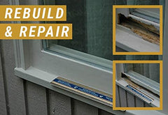 Overhead application of PC-Woody showing minimal drips during repair