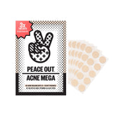 Peace Out Acne Healing Dots patch on blemish provides fast targeted coverage