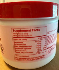 Peach Perfect Inositol Powder packaging display for easy daily routine