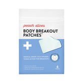 Peach Slices packaging for body breakout patches, ready to use