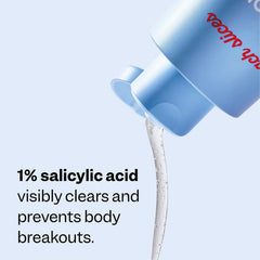 Peach Slices Breakout Banisher Body Wash with 1% salicylic acid and glycolic acid