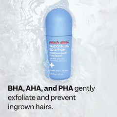 Peach Slices underarms care showing prevention of razor bumps.