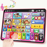 Peacurh trilingual tablet with learning icons boosts early language recognition.