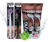 Peak Essentials The Original TUNG Brush full kit for daily tongue cleaning and freshness